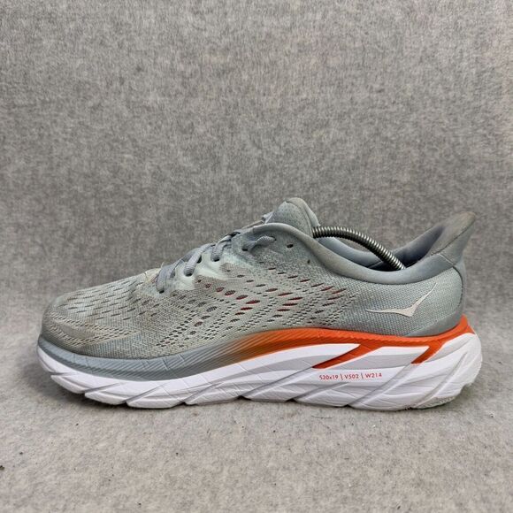 Hoka One ONe Womens Shoes Size 10 D Clifton 8 Grey Running Sneakers 1121375 BFPA - Picture 7 of 9